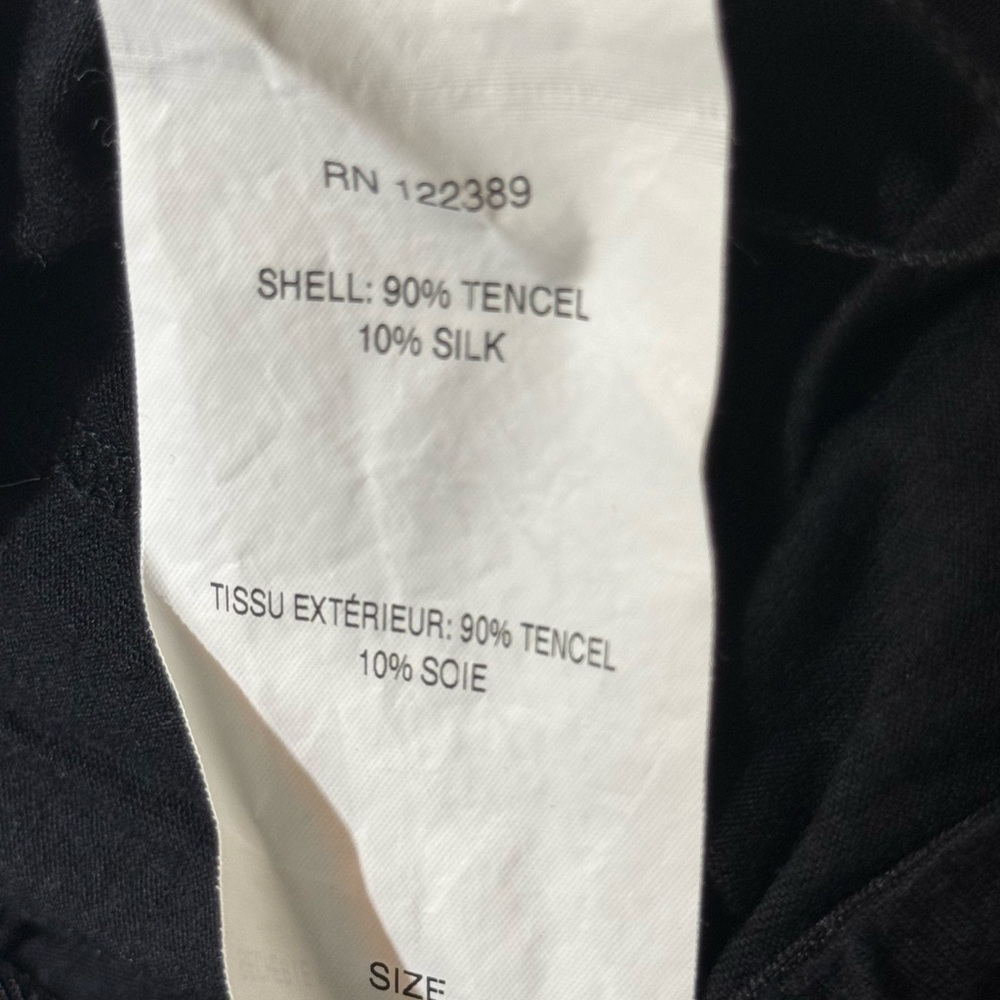 The Row Black Women's Harem Pants 10% Silk - Picture 4 of 5